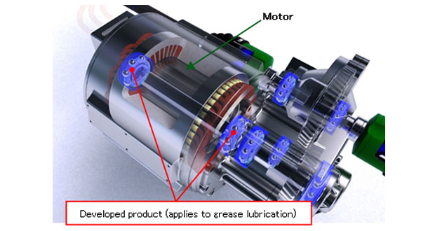 高速电机供脂部件