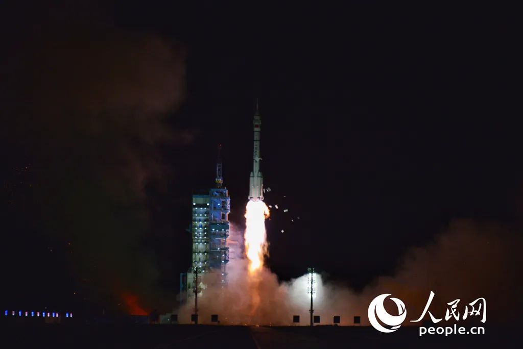 神舟十三号顺利升空（来自人民网）